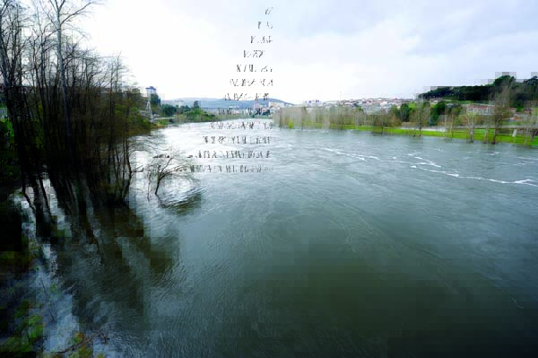 O río Miño ao seu paso pola cidade de Ourense.