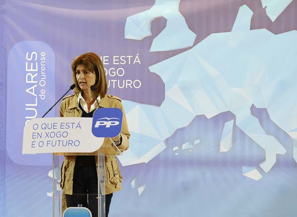 A candidata do PP ás europeas Carmen Pardo.