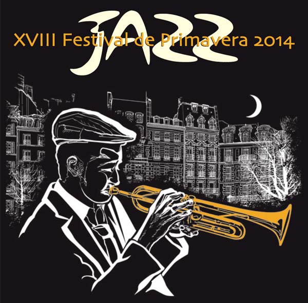 Cartaz do Festival de Jazz de Primavera de Ourense.