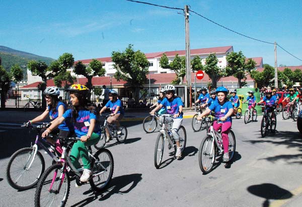 Ruta cicloturística da pasada edición da convivencia Xogaconnosco./ Foto: Ángeles Rodríguez