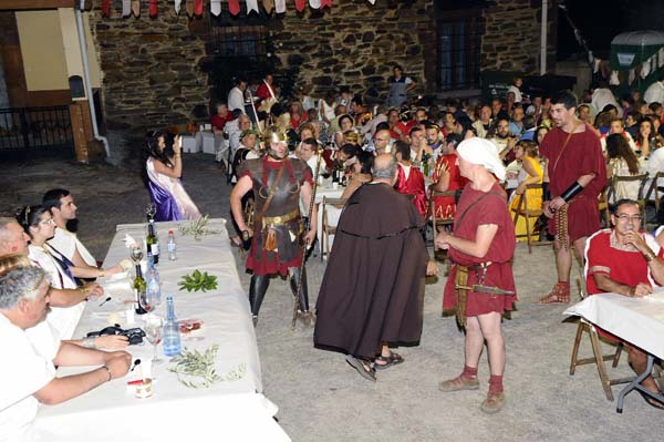 Cea romana na pasada edición desta festa en Montefurado./ Foto: Carlos G. Hervella.