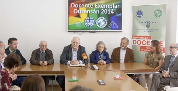 Presentación da elexida Docente Exemplar 2014.