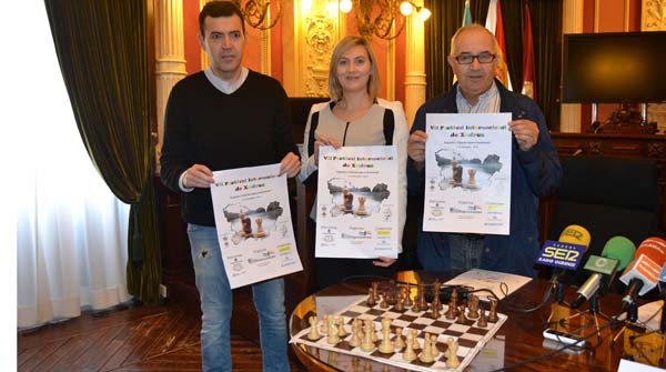 Presentación do VII Festival Internacional de Xadrez, en Ourense.