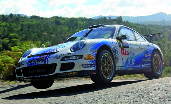 O Porsche de Sergio Vallejo, gañador da anterior edición do rallye. /Foto: Belay.