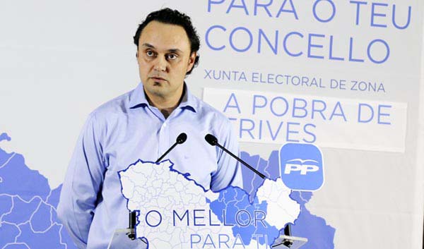 Jesús Prieto, cabeza de lista do PP ás municipais en Trives./ Foto: Carlos G. Hervella.
