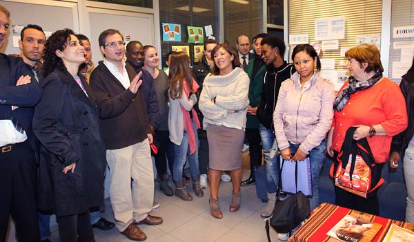 Beatriz Mato visita o centro Juan Soñador de Ourense.
