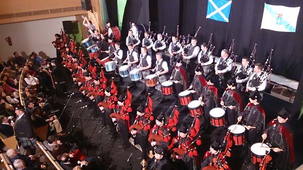 Concerto Amizade Galicia-Escocia, celebrado en novembro de 2013.