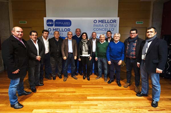 Presentación dos candidatos do PP ás municipais na zona electoral de Verín.