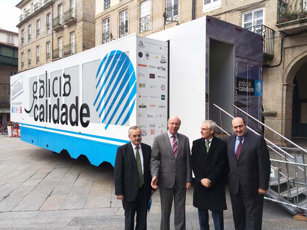 Acto de presentación de "Galicia Calidade en ruta" na cidade de Ourense.