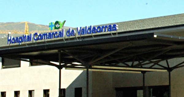 Entrada principal do Hospital Comarcal Valdeorras, no Barco.