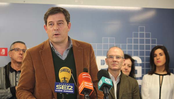José Ramón Gómez Besteiro, na súa intervención en Ourense.