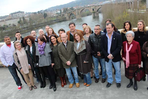 Besteiro, coa candidatura socialista ás municipais na cidade de Ourense.