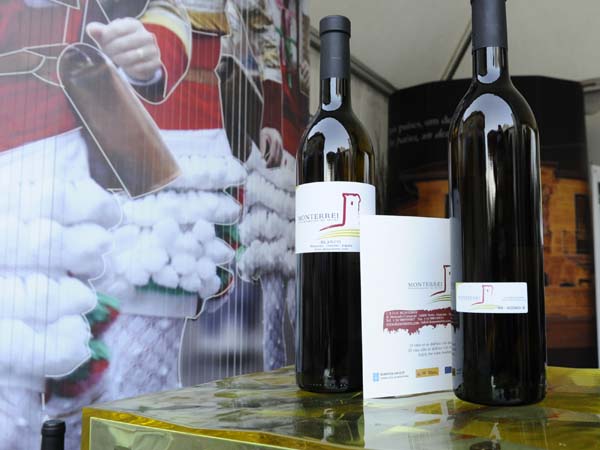 Imaxe de botellas de viño da D.O. Monterrei./ Foto: Carlos G. Hervella.