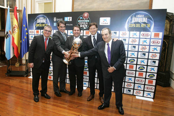 Presentación da sede da final da Copa do Rei de Baloncesto 2016.