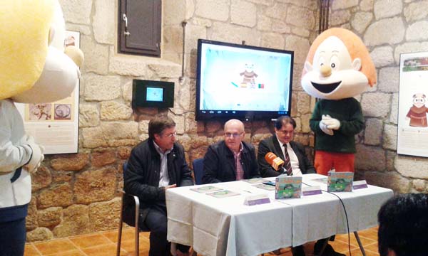 Presentación do libro  "Os Bolechas van a Ourense" en San Pedro de Rocas (Esgos).