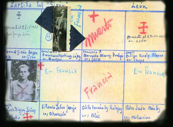 Detalle do cartaz do documental "Guerrillero contra Franco", que se proxectará en Vilamartín. A imaxe procede do arquivo de Antón Grande.