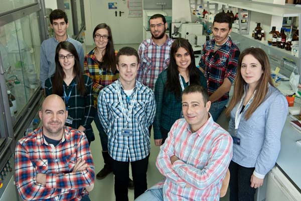 Membros do grupo de investigación Nanobiomol da USC./ Foto cedida.