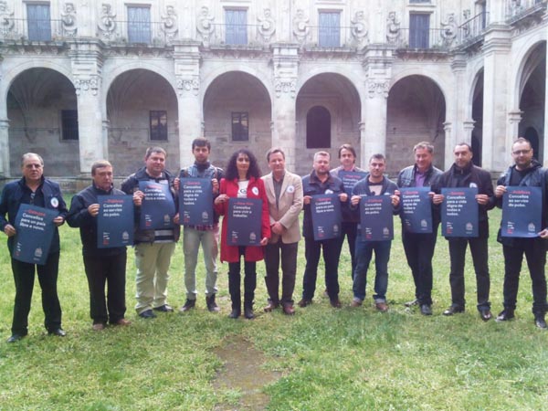 Cabezas de lista do BNG-Asembleas Abertas nas comarcas de Celanova-Baixa Limia, con Xavier Vence.