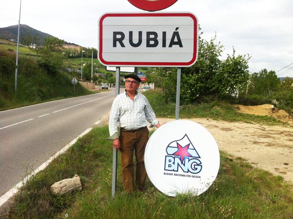 Ramón Núñez, Moncho do Porta, será o cabeza de lista do BNG-Asembleas Abertas en Rubiá.