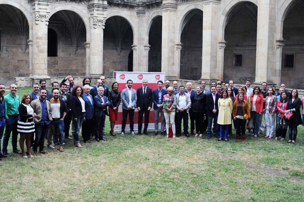 Participantes no encontro de AJE Ourense en Celanova.