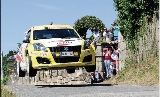 Imaxe dun dos tramos da pasada edición do Rallye de Ourense./ Foto: Carlos G. Hervella.