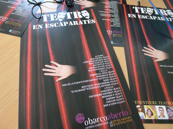 Cartaces da campaña./ Foto: Ángeles Rodríguez.