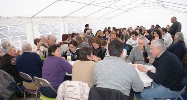 En febreiro, a Asociación de Veciños de Vilela organizou a Callada do San Brais. /Foto: Mónica G. Bellver.