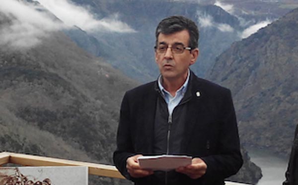 O alcalde de Sober, Luis Fernández Guitián, novo presidente do Consorcio de Turismo da Ribeira Sacra.