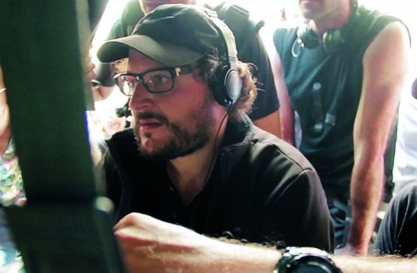 O director de cine Dani de la Torre, durante a rodaxe de "El Desconocido".
