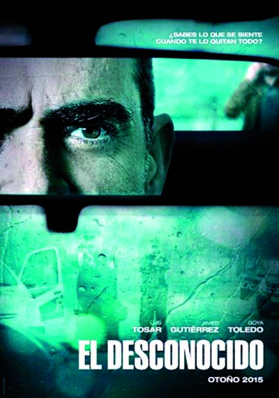 Cartaz do filme "El Desconocido", que protagoniza Luis Tosar.