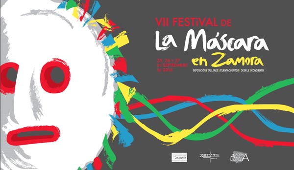 Cartaz deste encontro de mascaradas en Zamora.