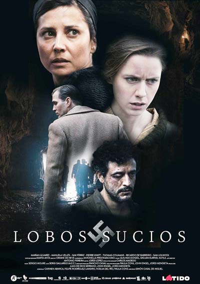 Cartaz do filme galego "Lobos sucios".