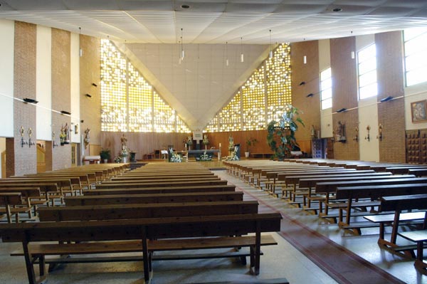 Interior da igrexa barquense de Santa Rita./ Foto: Carlos G. Hervella.