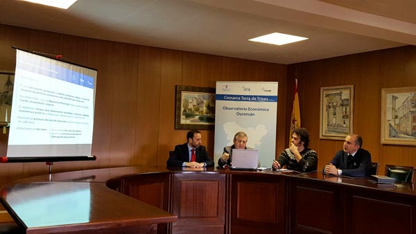 Presentación do último informe do Observatorio Económico Ourensán na comarca trivesa.