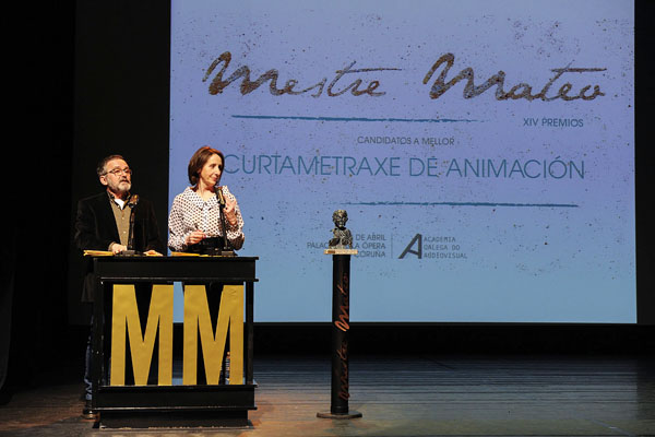 A Academia daba a coñecer os finalistas nesta edición dos premios nun acto presentado por Mabel Rivera e Antonio Durán “Morris”./ Foto: Moncho Fuentes/ AGA.