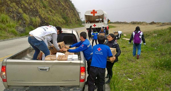 Cruz Roja solicita axuda urxente para as vítimas do tremor de Ecuador.