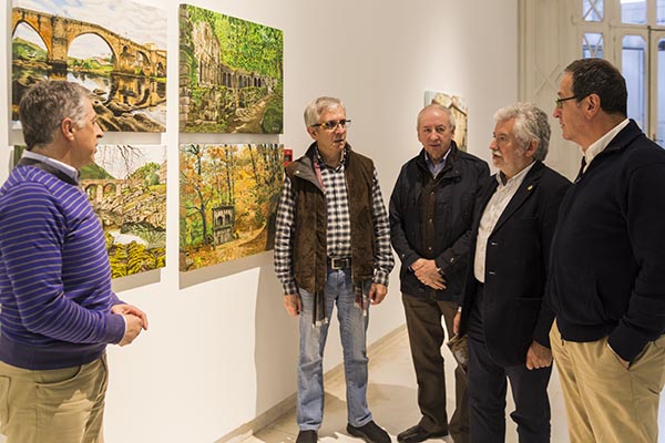 Presentación da exposición Ourense é arte, de Paco Ascón.