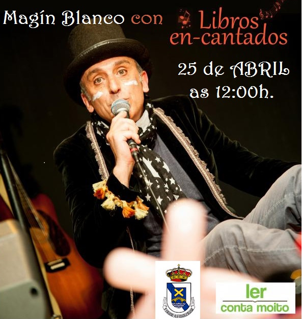 Magín Blanco traerá o seu espectáculo "LIbros En-cantados" á Rúa.