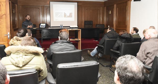 Presentación proxecto "Batefogo" en Manzaneda en xaneiro./ Foto: Carlos G. Hervella.