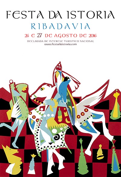 Cartaz gañador do concurso da Festa da Istoria 2016.