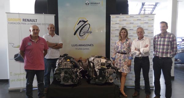Acto de entrega dos motores en Ourense.