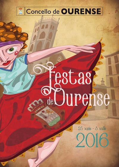 As Festas de Ourense serán do 25 de xuño ao 3 de xullo.