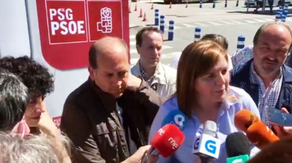 Un dos momentos da presentación das candidaturas do partidos socialista en Ourense.