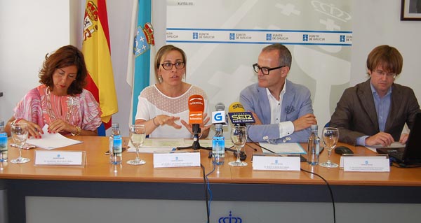 Un momento da presentación do Plan de Sendas de Galicia, en Ourense.