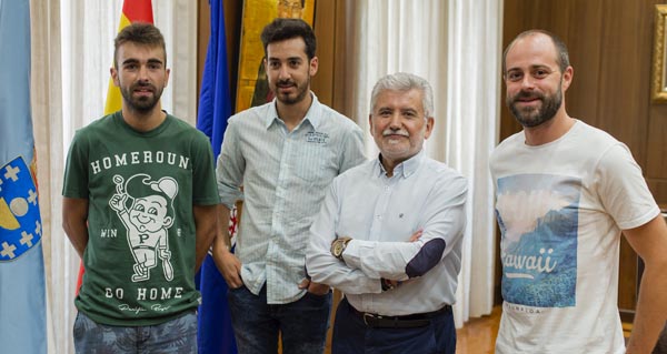 Iago Acevedo, Manuel Seguín, Rosendo Fernández e Adrián Rodríguez.
