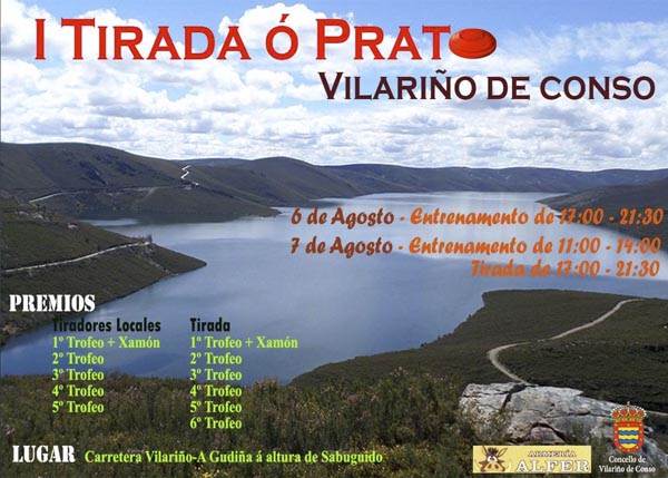 Cartaz da Tirada ao Prato Vilariño de Conso.