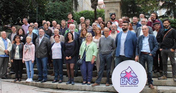 O BNG xuntouse esta mañá en Ourense para lembrar os seus 40 anos de historia.