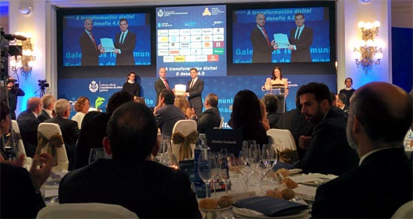 O premio foi entregado na Noite Galega das Telecomunicacións.