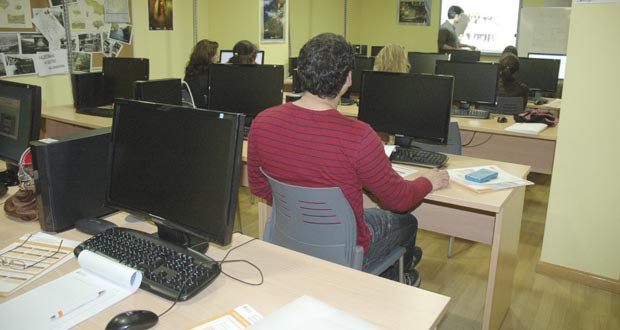 Imaxe dun curso impartido anteriormente no Centro de Formación de AEVA.
