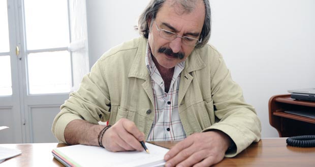 O escritor vilamartinés David Vázquez./ Foto: Carlos G. Hervella.